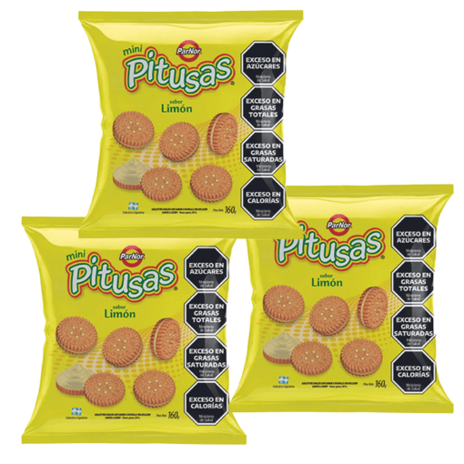 Galletitas Pitusas sabor Limón x3u (precio x unidad $750)