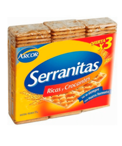 Galletitas Serranitas 315grs x3u