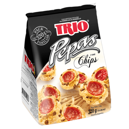 Galletitas Trio Pepas Chips 300grs