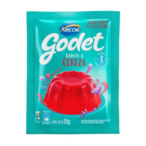 Gelatina Godet Cereza 25grs