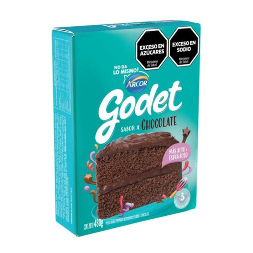 Bizcochuelo Godet chocolate 480grs