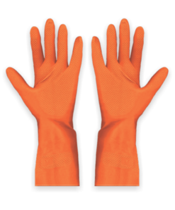 Guantes afelpados latex medianos Extralimp