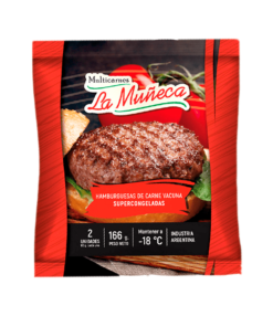 Hamburguesa LA MUÑECA Clásica x2u 166Gr
