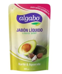 Jabón Líquido Algabo Karité y Aguacate 220ml