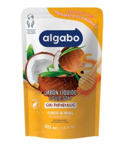 Jabón Líquido Algabo Coco y Miel 220ml