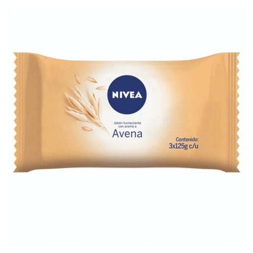 Jabón Nivea Avena 3x125grs