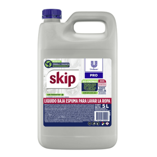 Jabón líquido SKIP Baja espuma 5L