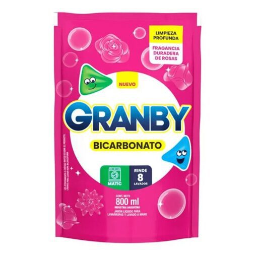Jabón Líquido Granby bicarbonato 800ml
