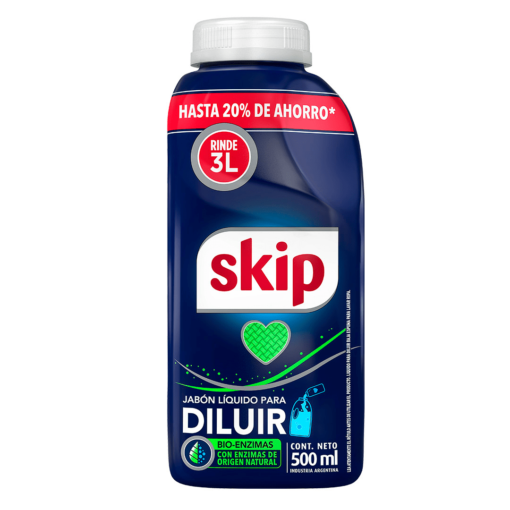 Jabón Liquido Skip 500cc Rinde 3L