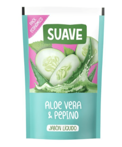 Jabón Líquido Suave para manos Pepino y Aloe Vera 220ml
