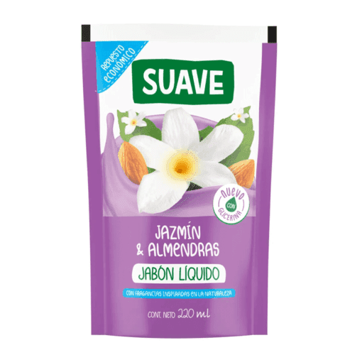 Jabón Líquido Suave para manos Jazmín y Almendras 220ml