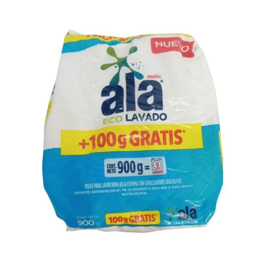 Jabón en polvo Ala eco lavado 900grs