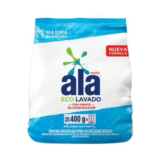 Jabón en polvo Ala matic 400grs