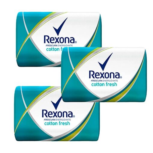 Jabón Rexona Cotton 125grs x3u ( precio x unidad $ 600 )