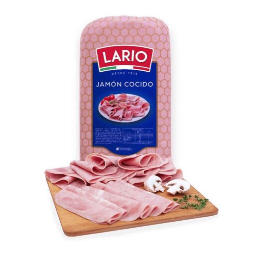 Bandeja Feteada Jamón Cocido Lario de 250Gr Precio ref kg $13.600