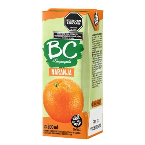 Jugo BC naranja 1lt