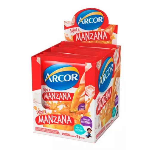 Jugo en Polvo Arcor Manzana x18u