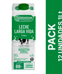 Leche descremada La Serenísima PACK 12 u x1Lt