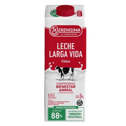 Leche entera CAJA La Serenísima 1L