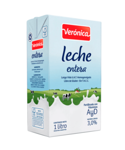 Leche entera larga Vida Verónica 1L