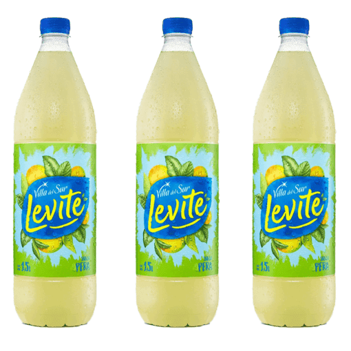 Agua saborizada Levité Pera 1,5lts x 3u ( precio x unidad $ 1400 )