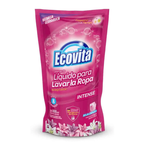 Líquido para lavar ropa Ecovita Intense 800ml