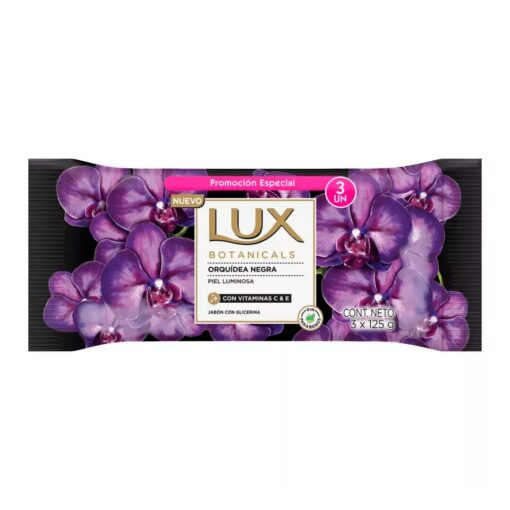 Jabón LUX Orquídeas negras 3x125Gr
