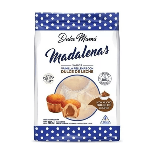 Magdalenas Dulce Mama Con Dulce De Leche 200grs
