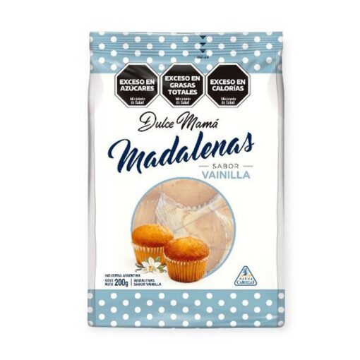Magdalenas Dulce Mama sabor vainilla 200grs