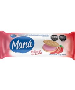 Galletitas Maná rellenas frutilla 152grs
