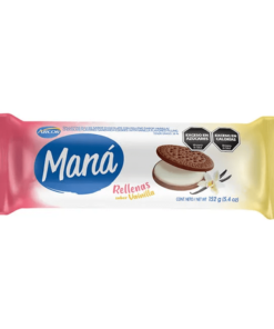 Galletitas Maná rellenas vainilla 152grs