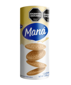 Galletitas Maná sabor Vainilla 136grs