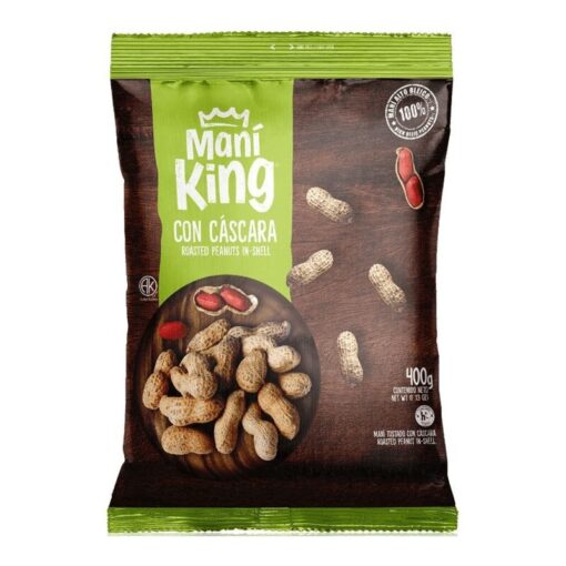 Maní King con cáscara 400grs