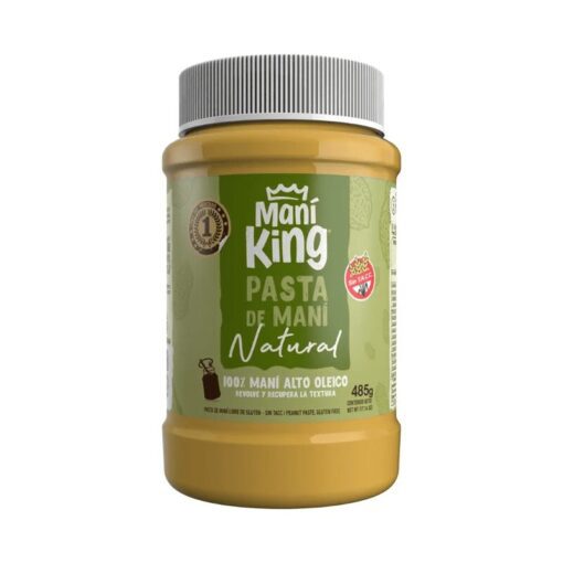 Pasta de maní Natural Maní King 485grs