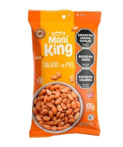 Maní King salado sin piel 100grs