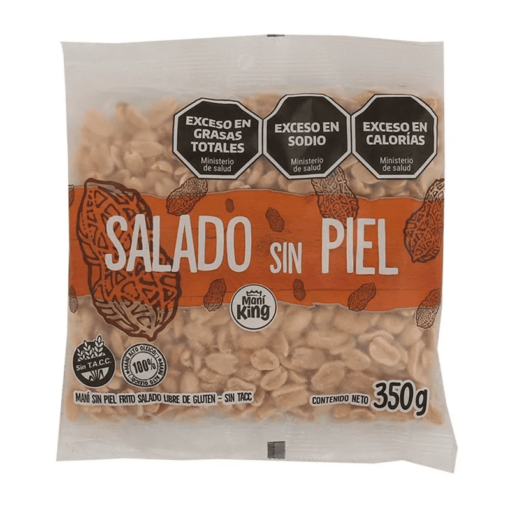 Maní King salado sin piel 350grs