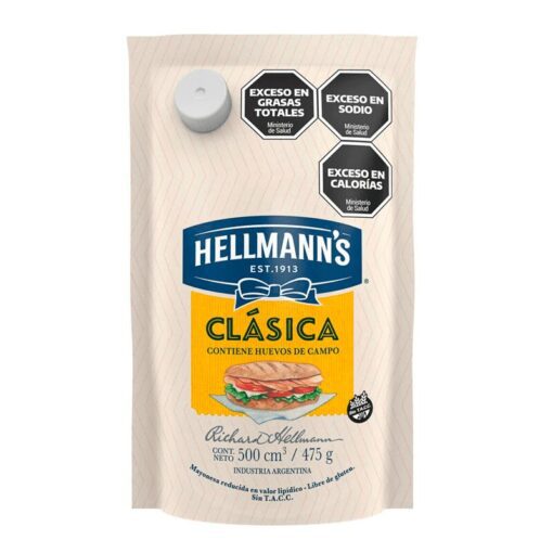Mayonesa Clásica Hellmann´s 500Gr