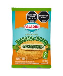 Medallones de pollo Paladini con Espinaca y queso x2u 170grs