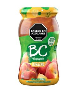 Mermelada BC durazno 390grs