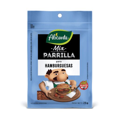 Mix Parrilla Alicante para hamburguesas 25grs