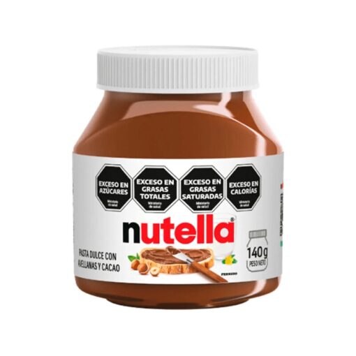Crema de avellanas Nutella 140 grs
