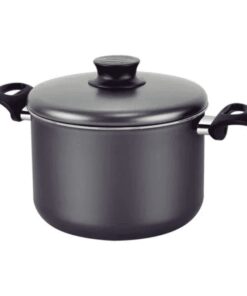 OLLA PARIS NEGRA CON TAPA 24 CM