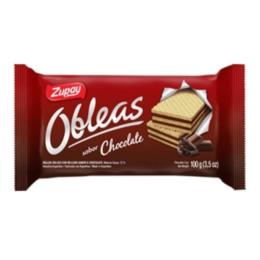 Obleas Zupay Chocolate 100Gr