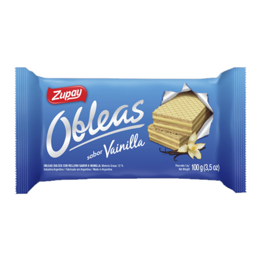 Obleas Zupay Vainilla100Gr