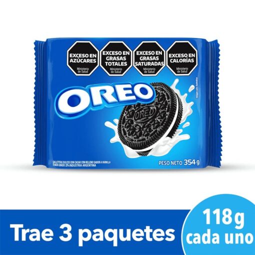 Galletitas Oreo Clásicas x3u 350grs
