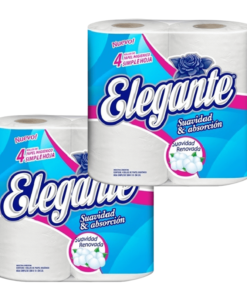 Papel Higiénico Elegante x4u hoja simple x2u (precio x unidad $1300)