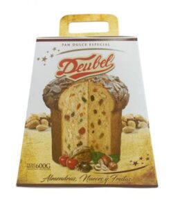 Pan Dulce Deubel Especial con almendras, nueces y frutas 600grs