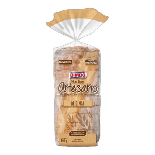 Pan Bimbo tipo artesano 500 grs