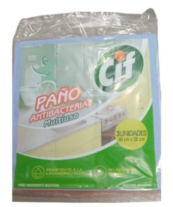 Paño multiuso Cif antibacterial 40x38cm x3u