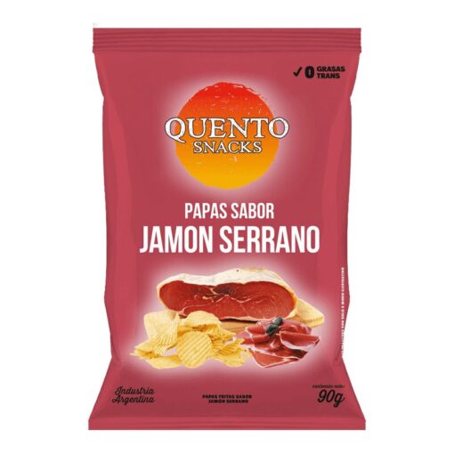Papas Quento Jamon Serrano 90grs